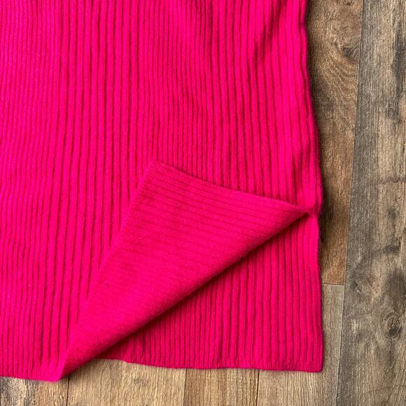Vintage Angora Rabbit Lambswool Blend Sweater Women's Small Pink Jeanne Pierre - Picture 8 of 11